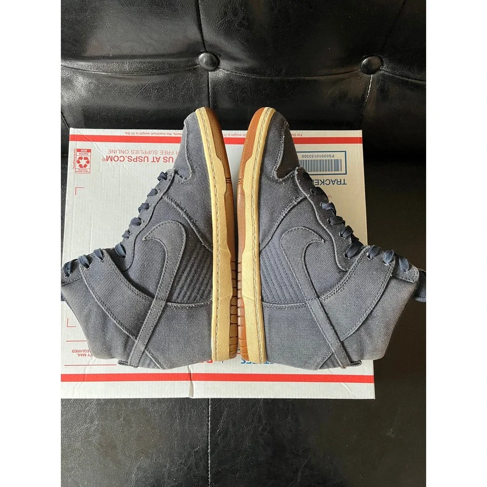 Nike Dunk Sky Hi‎ Denim Wedge  Gum Sole